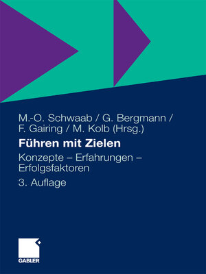 cover image of Führen mit Zielen